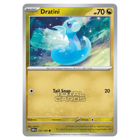 Pokemon - Scarlet & Violet - Obsidian Flames - Dratini - 157/197