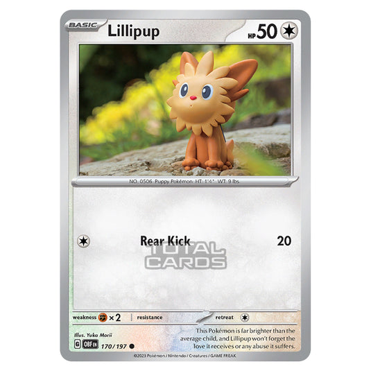 Pokemon - Scarlet & Violet - Obsidian Flames - Lillipup - 170/197