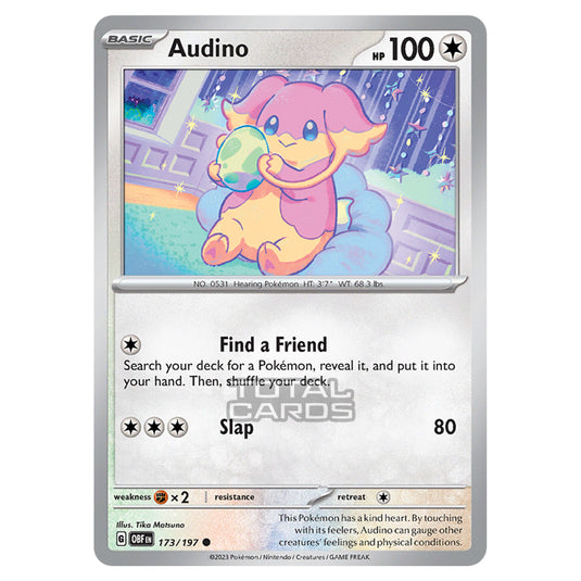 Pokemon - Scarlet & Violet - Obsidian Flames - Audino - 173/197