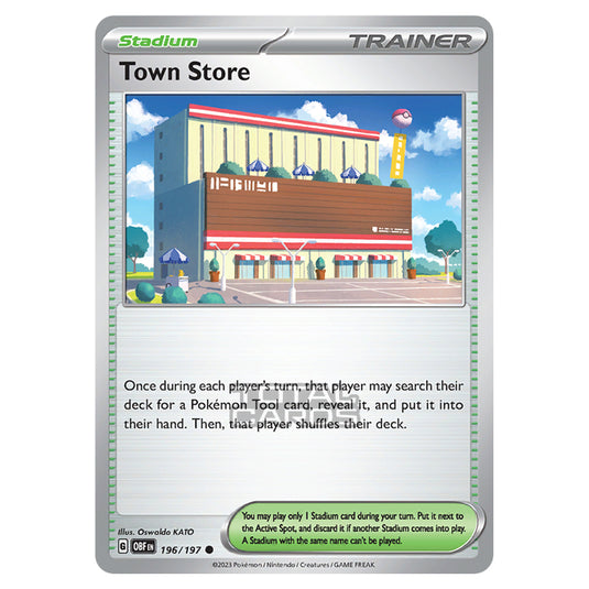 Pokemon - Scarlet & Violet - Obsidian Flames - Town Store - 196/197