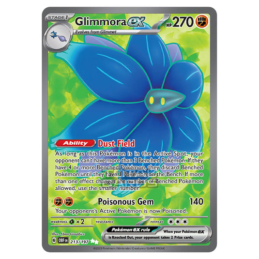 Pokemon - Scarlet & Violet - Obsidian Flames - Glimmora ex - 213/197