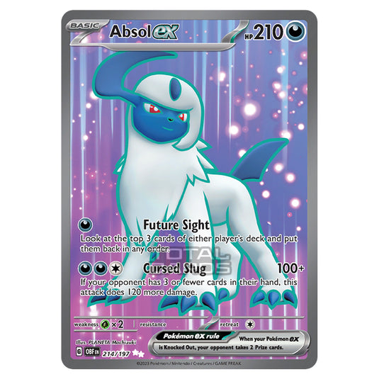 Pokemon - Scarlet & Violet - Obsidian Flames - Absol ex - 214/197