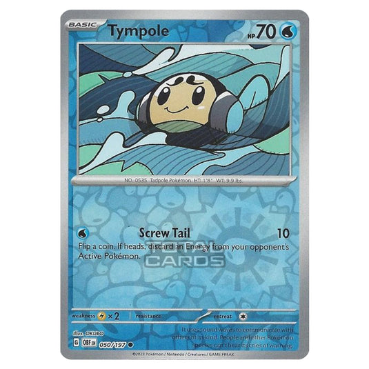 Pokemon - Scarlet & Violet - Obsidian Flames - Tympole - 050/197 - (Reverse Holo)