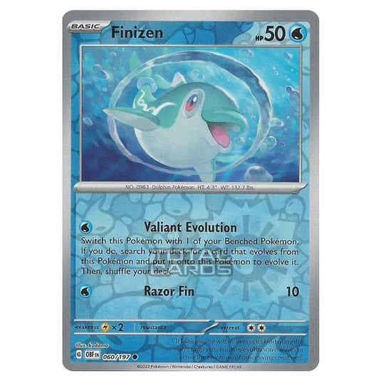 Pokemon - Scarlet & Violet - Obsidian Flames - Finizen - 060/197 - (Reverse Holo)