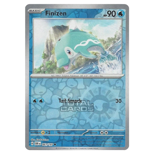 Pokemon - Scarlet & Violet - Obsidian Flames - Finizen - 061/197 - (Reverse Holo)