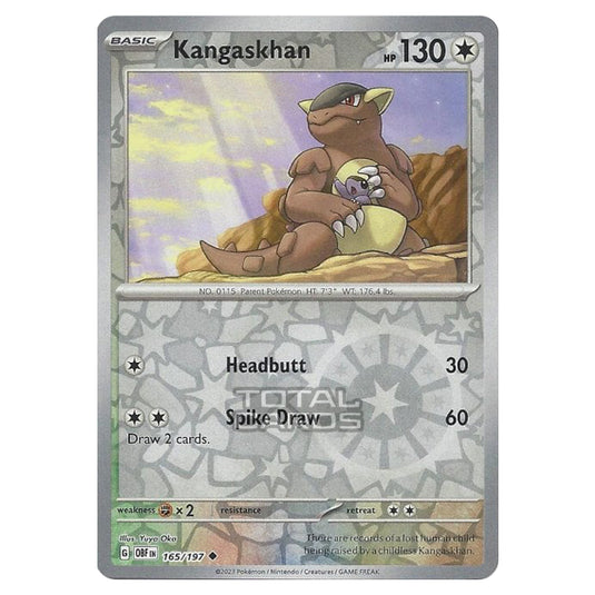 Pokemon - Scarlet & Violet - Obsidian Flames - Kangaskhan - 165/197 - (Reverse Holo)