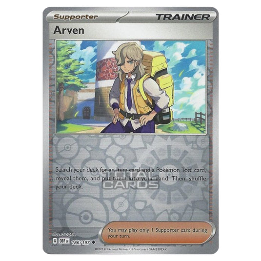 arven pokemon scarlet and violet card - 249/198 - SV01: & and put them in your hand Cards Of Pokmon TCG: Scarlet