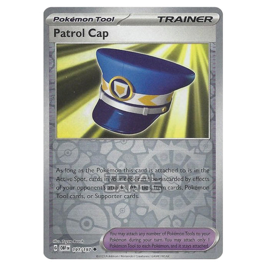 Pokemon - Scarlet & Violet - Obsidian Flames - Patrol Cap - 191/197 - (Reverse Holo)