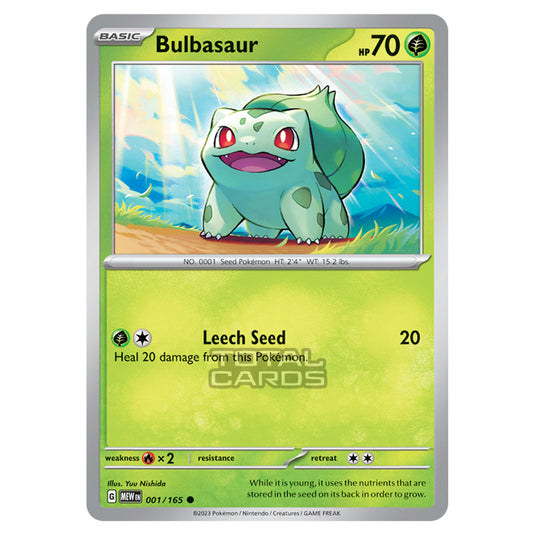 Pokemon - Scarlet & Violet - 151 - Bulbasaur - 001/165