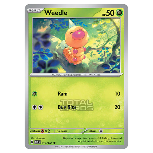 Pokemon - Scarlet & Violet - 151 - Weedle - 013/165