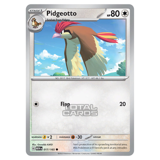 Pokemon - Scarlet & Violet - 151 - Pidgeotto - 017/165