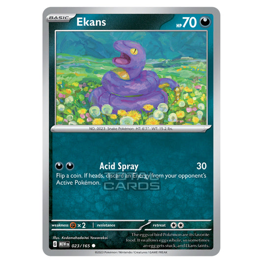 Pokemon - Scarlet & Violet - 151 - Ekans - 023/165