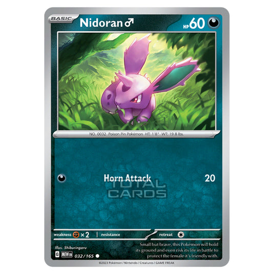 Pokemon - Scarlet & Violet - 151 - Nidoran♂ - 032/165