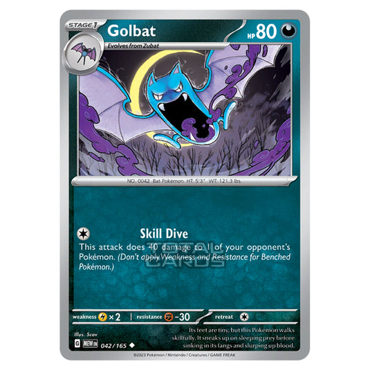 Pokemon - Scarlet & Violet - 151 - Golbat - 042/165