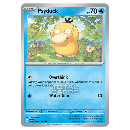 Pokemon - Scarlet & Violet - 151 - Psyduck - 054/165