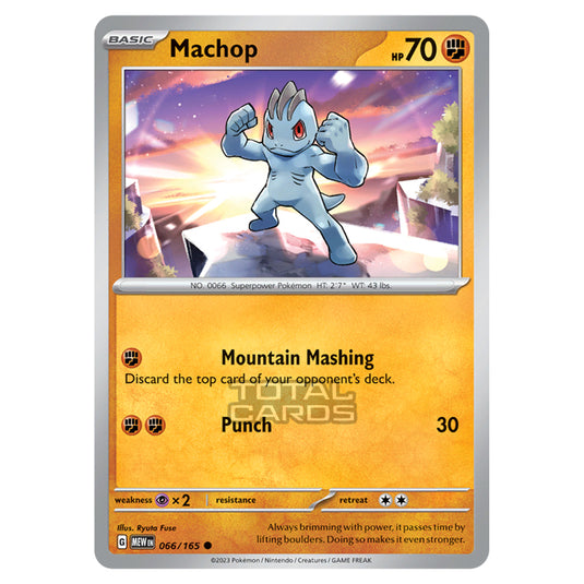 Pokemon - Scarlet & Violet - 151 - Machop - 066/165