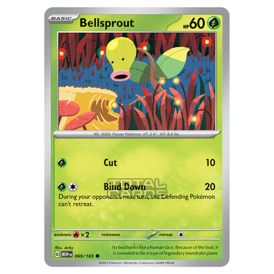 Pokemon - Scarlet & Violet - 151 - Bellsprout - 069/165