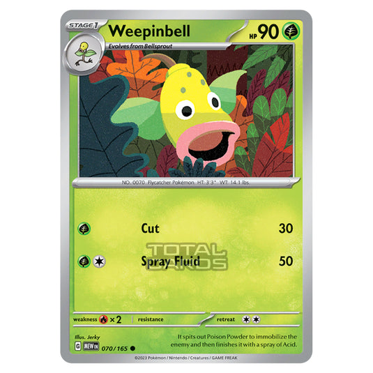 Pokemon - Scarlet & Violet - 151 - Weepinbell - 070/165