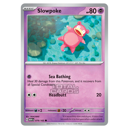 Pokemon - Scarlet & Violet - 151 - Slowpoke - 079/165