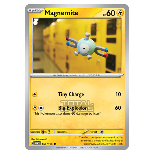 Pokemon - Scarlet & Violet - 151 - Magnemite - 081/165