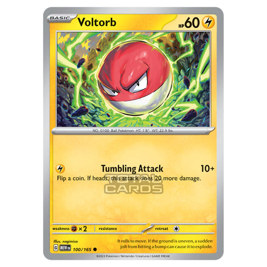 Pokemon - Scarlet & Violet - 151 - Voltorb - 100/165