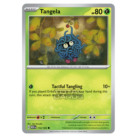 Pokemon - Scarlet & Violet - 151 - Tangela - 114/165