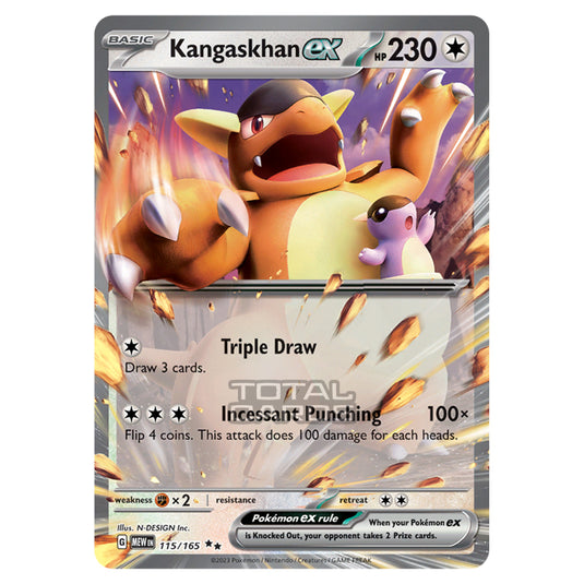 Pokemon - Scarlet & Violet - 151 - Kangaskhan ex - 115/165