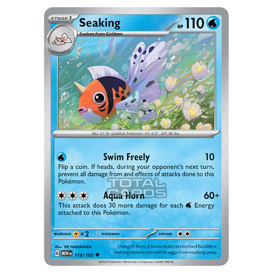 Pokemon - Scarlet & Violet - 151 - Seaking - 119/165