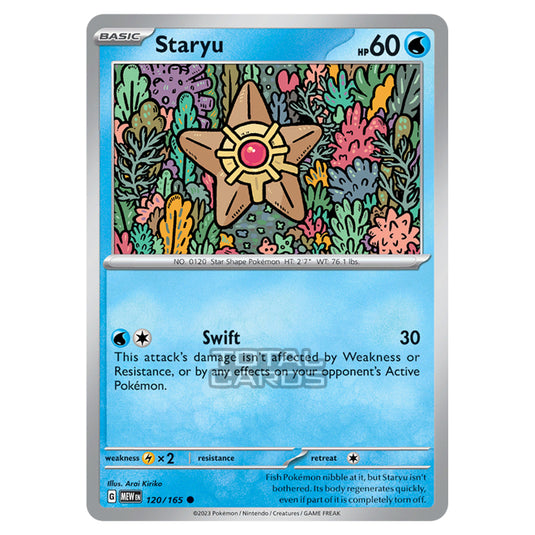 Pokemon - Scarlet & Violet - 151 - Staryu - 120/165