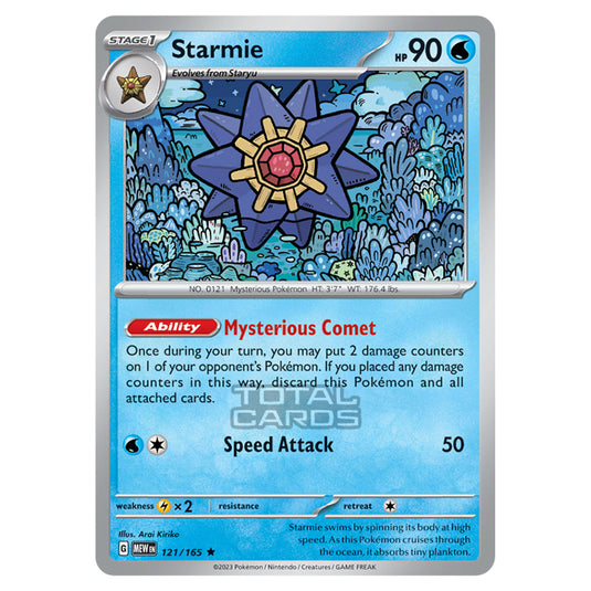 Pokemon - Scarlet & Violet - 151 - Starmie - 121/165