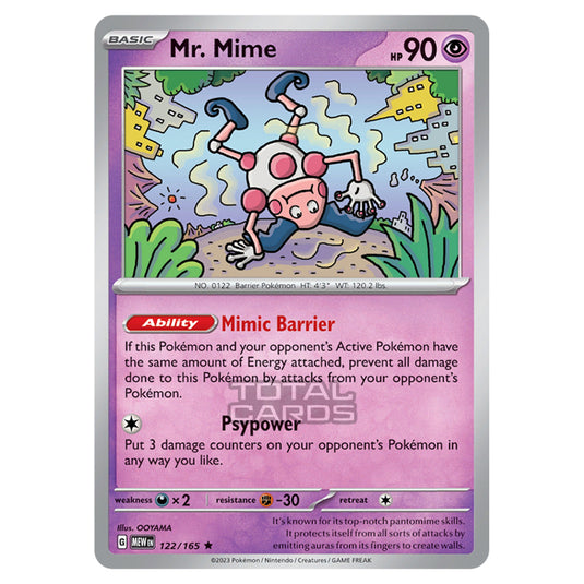 Pokemon - Scarlet & Violet - 151 - Mr. Mime - 122/165