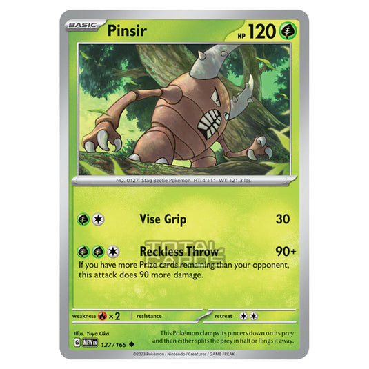 Pokemon - Scarlet & Violet - 151 - Pinsir - 127/165