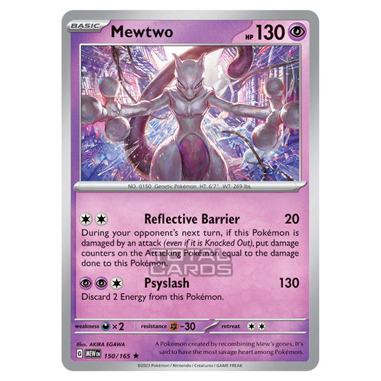 Pokemon - Scarlet & Violet - 151 - Mewtwo - 150/165