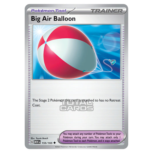 Pokemon - Scarlet & Violet - 151 - Big Air Balloon - 155/165