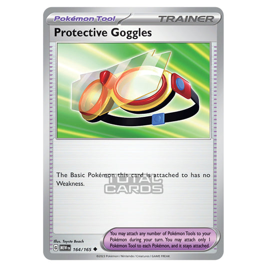 Pokemon - Scarlet & Violet - 151 - Protective Goggles - 164/165