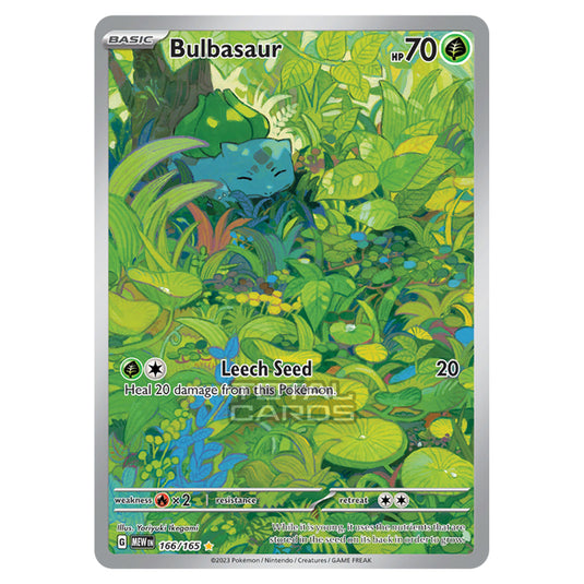 Pokemon - Scarlet & Violet - 151 - Bulbasaur - 166/165