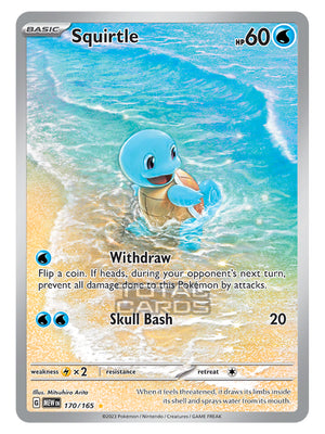 Pokemon - Scarlet & Violet - 151 - Squirtle - 170/165