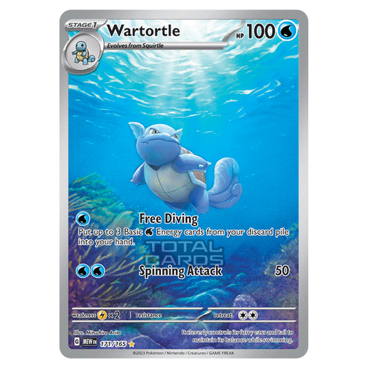 Pokemon - Scarlet & Violet - 151 - Wartortle - 171/165