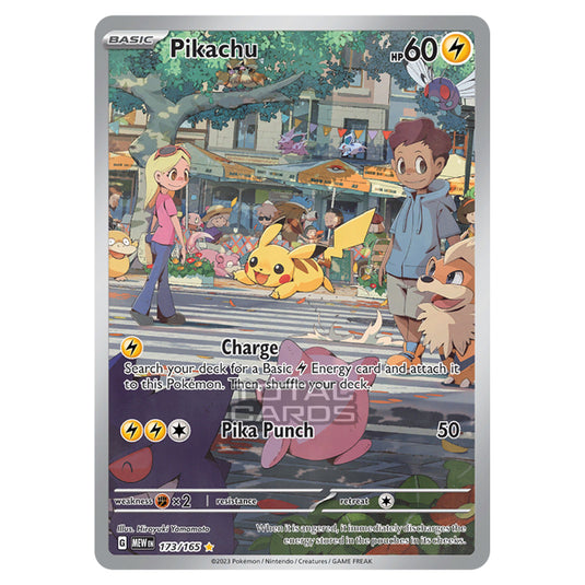 Pokemon - Scarlet & Violet - 151 - Pikachu - 173/165