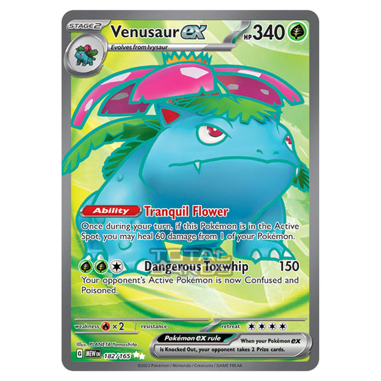 Pokemon - Scarlet & Violet - 151 - Venusaur ex - 182/165