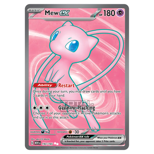 Pokemon - Scarlet & Violet - 151 - Mew ex - 193/165