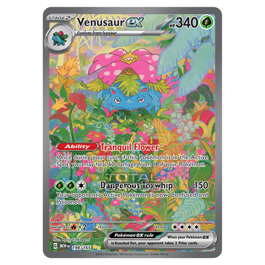 Pokemon - Scarlet & Violet - 151 - Venusaur ex - 198/165