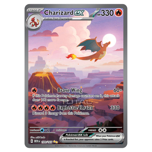 Pokemon - Scarlet & Violet - 151 - Charizard ex - 199/165