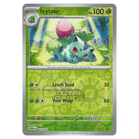 Pokemon - Scarlet & Violet - 151 - Ivysaur - 002/165 - (Reverse Holo)