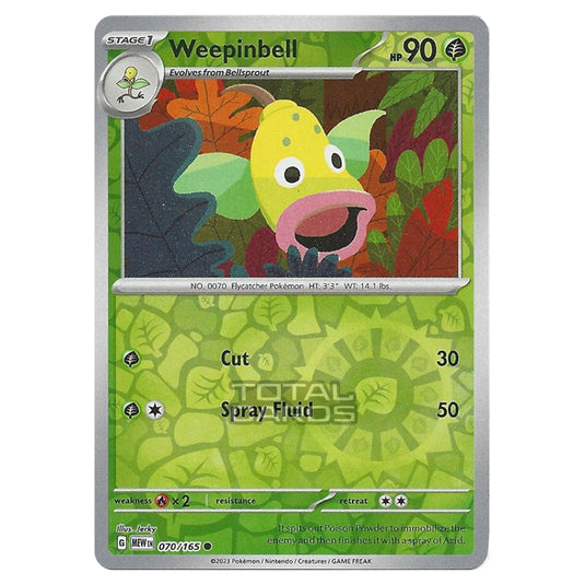 Pokemon - Scarlet & Violet - 151 - Weepinbell - 070/165 - (Reverse Holo)