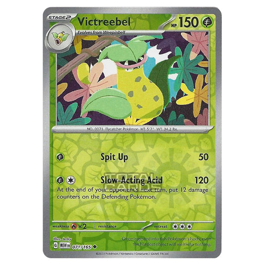 Pokemon - Scarlet & Violet - 151 - Victreebel - 071/165 - (Reverse Holo)