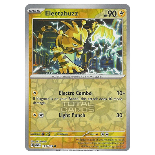 Pokemon - Scarlet & Violet - 151 - Electabuzz - 125/165 - (Reverse Holo)