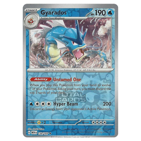 Pokemon - Scarlet & Violet - 151 - Gyarados - 130/165 - (Reverse Holo) Pokemon - Scarlet & Violet - 151 - Gyarados - 130/165 - (Reverse Holo)