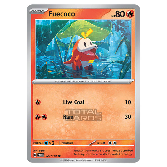 Pokemon - Scarlet & Violet - Paradox Rift - Fuecoco - 023/182 Pokemon - Scarlet & Violet - Paradox Rift - Fuecoco - 023/182