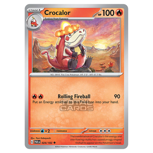 Pokemon - Scarlet & Violet - Paradox Rift - Crocalor - 024/182